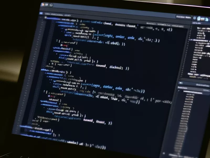 Screenshot von einem Laptop-Bildschirm mit Code-Zeilen